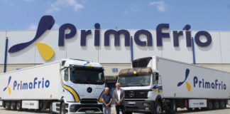Primafrio y Mercedes-Benz prueban el primer camión frigorífico 100% eléctrico de larga distancia
