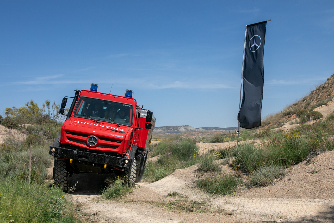 Jornadas de Conducción de Unimog en los Monegros