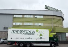 Supermercados masymas suma su cuarto camión 100% eléctrico en Asturias