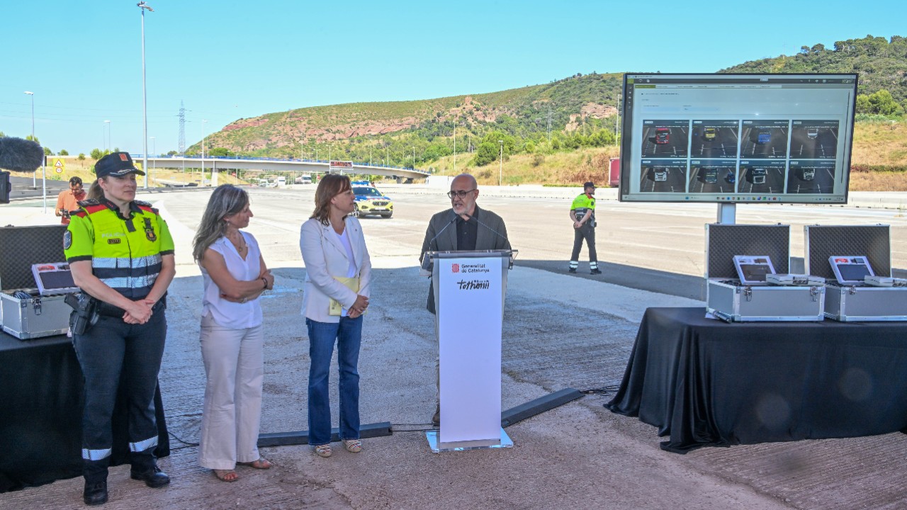 Cataluña estrena una red pionera de control inteligente del transporte por carretera