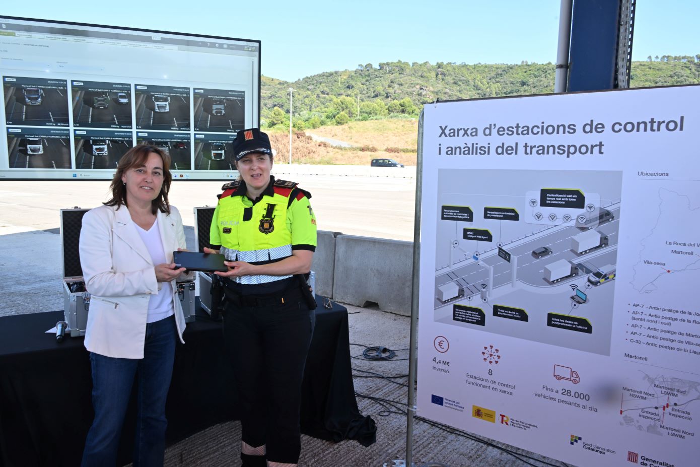 Cataluña estrena una red pionera de control inteligente del transporte por carretera