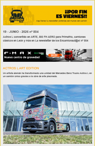 La newsletter de los Encamionaut@s nº 804