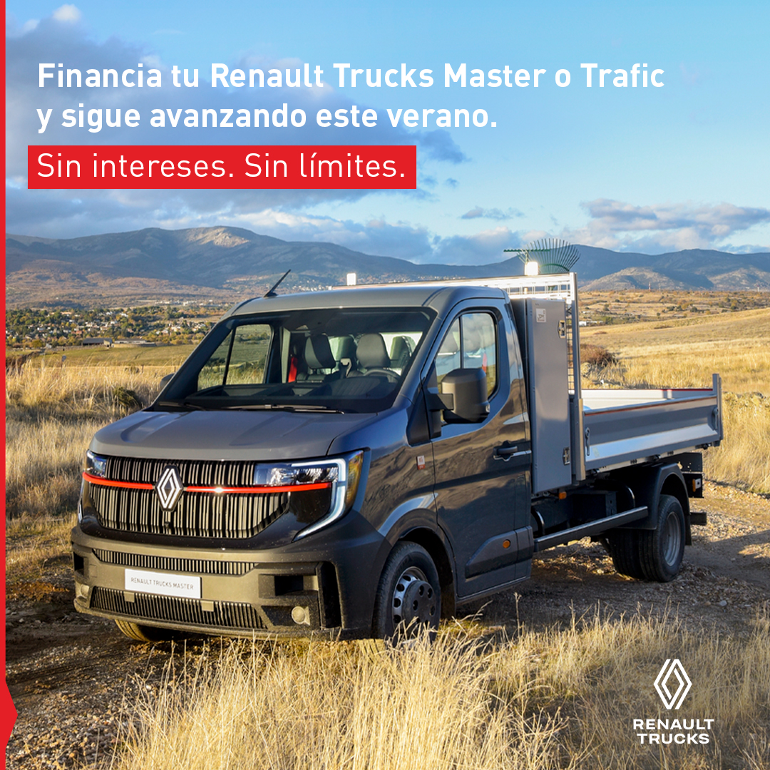 Renault Trucks lanza financiación al 0% para Trafic y Master