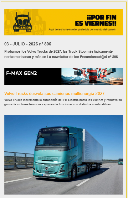 La newsletter de los Encamionaut@s nº 806