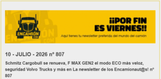 La newsletter de los Encamionautas nº 807