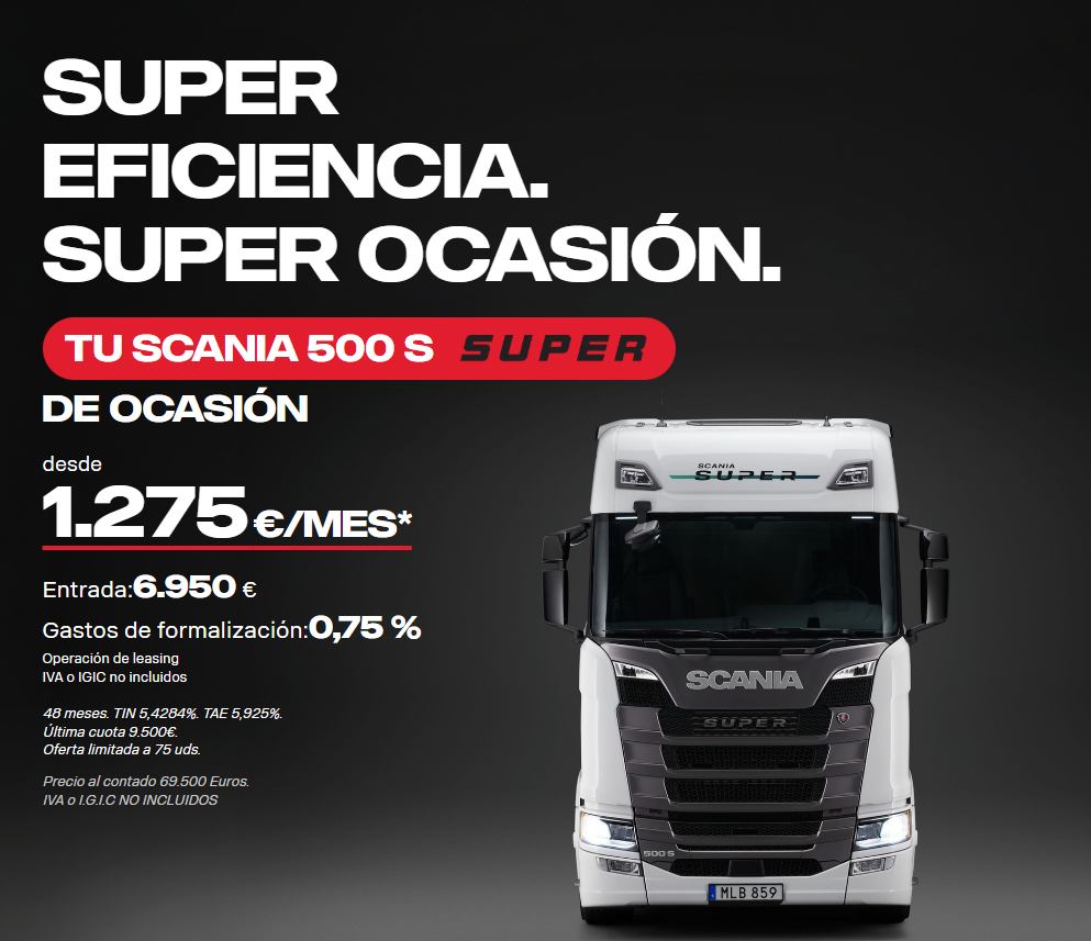 Campaña de Scania Super de ocasión