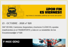 La newsletter de los Encamionautas nº 820