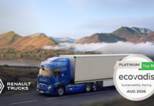 Renault Trucks logra la medalla de platino de Ecovadis en 2026